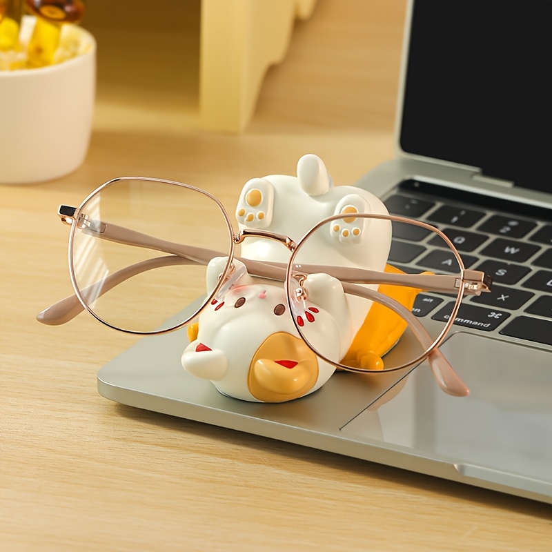 Desk Setup Cute - Charming Cat-Shaped Resin Phone Stand -Gift