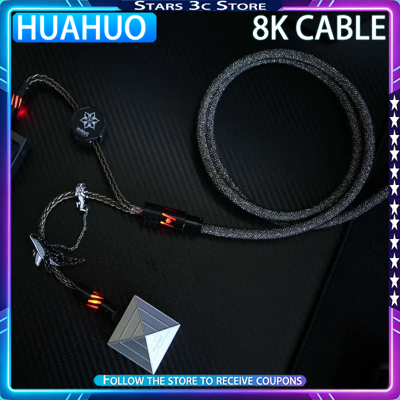 Desk Setup Computer - Huahuo Pro 8K Magnetic Axis Keyboard