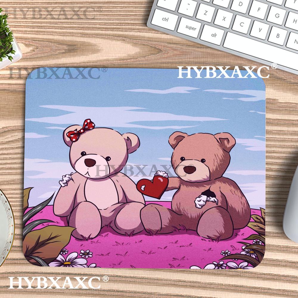Work Desk Home Setup - HYBXAXC Cute Retro Couple Teddy Bear