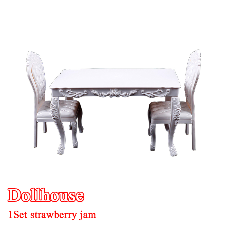 Desk Setup Computer - Dollhouse 1:6 Kitchen Furniture Dining Table