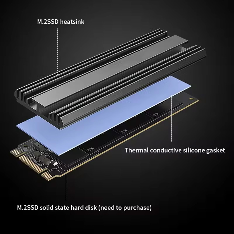 M.2 SSD Heatsink M2 NVME 2280  - đánh giá và giá Desk Setup Ps5