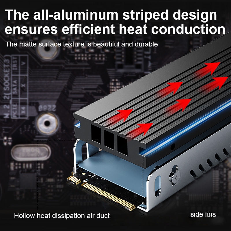 M.2 SSD Heatsink M2 2280 Solid - đánh giá và giá Desk Setup Ps5