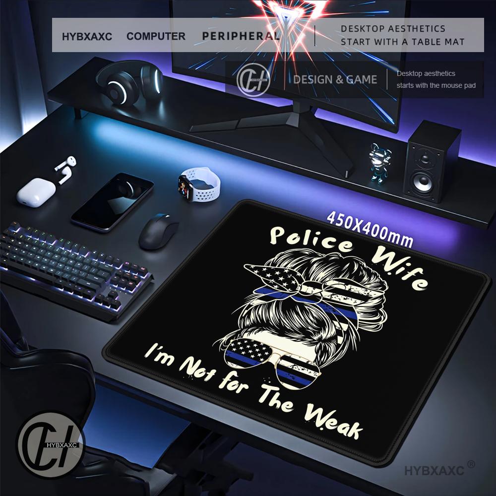 HYBXAXC Police Wife Mouse Pad  - đánh giá và giá Work Desk Home Setup