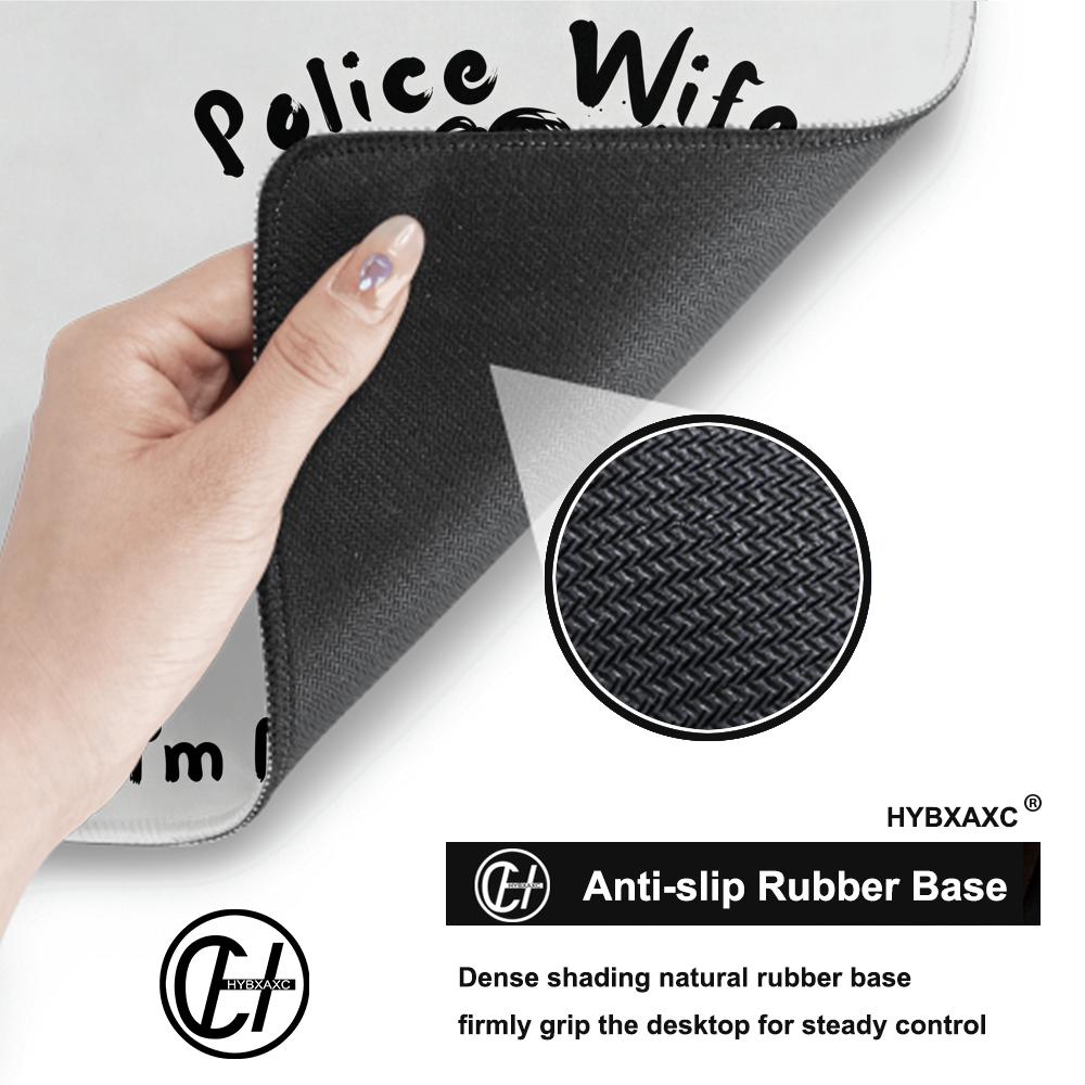 HYBXAXC Police Wife Mouse Pad  - đánh giá và giá Work Desk Home Setup