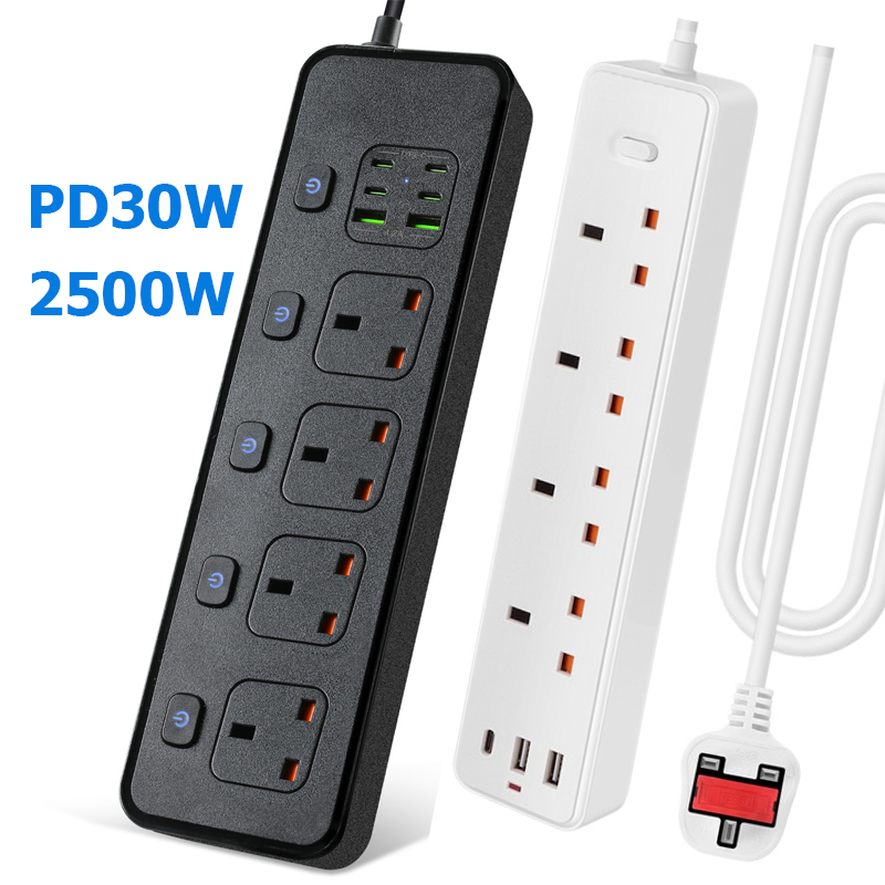 Power Strip Electric Socket UK - đánh giá và giá Power Strip Flat