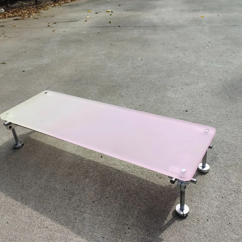 ‌Aesthetic Pink Gradient Acryl - đánh giá và giá Desk Setup Living Room