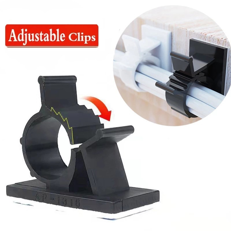 Adjustable Cable Organizer Sel - đánh giá và giá Desk Setup Computer
