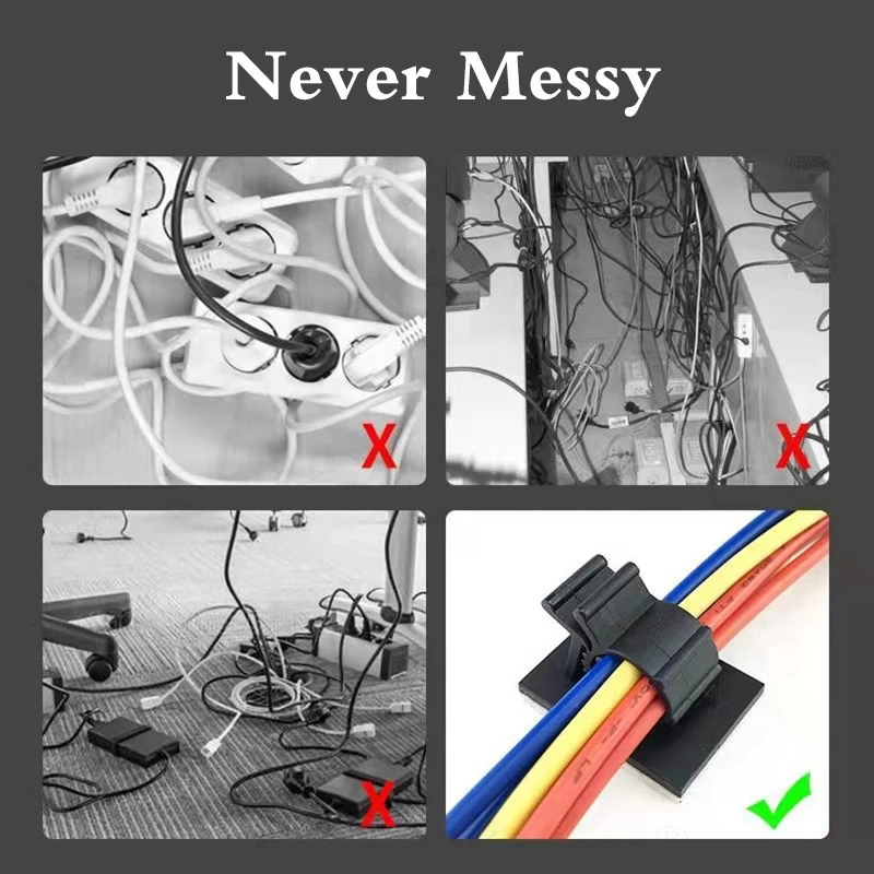 Adjustable Cable Organizer Sel - đánh giá và giá Desk Setup Computer