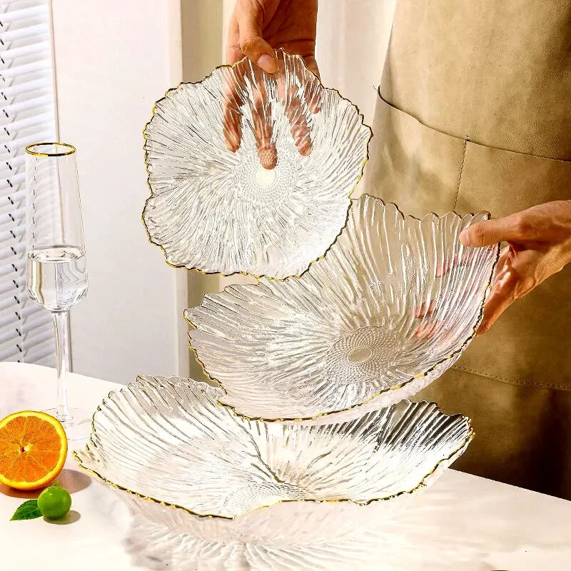 Petal Glass Fruit Plate Living - đánh giá và giá Desk Setup Minimalist