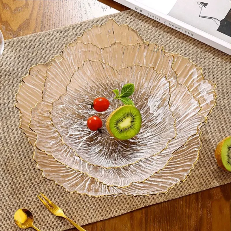 Petal Glass Fruit Plate Living - đánh giá và giá Desk Setup Minimalist