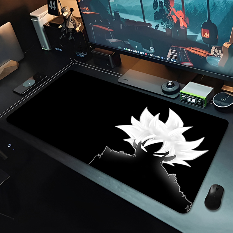 DBZ Black Anime Mouse Pad Drag - đánh giá và giá Desk Setup Computer
