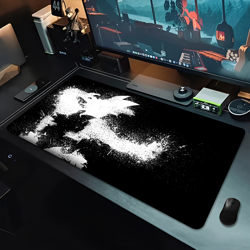 DBZ Black Anime Mouse Pad Drag - đánh giá và giá Desk Setup Computer