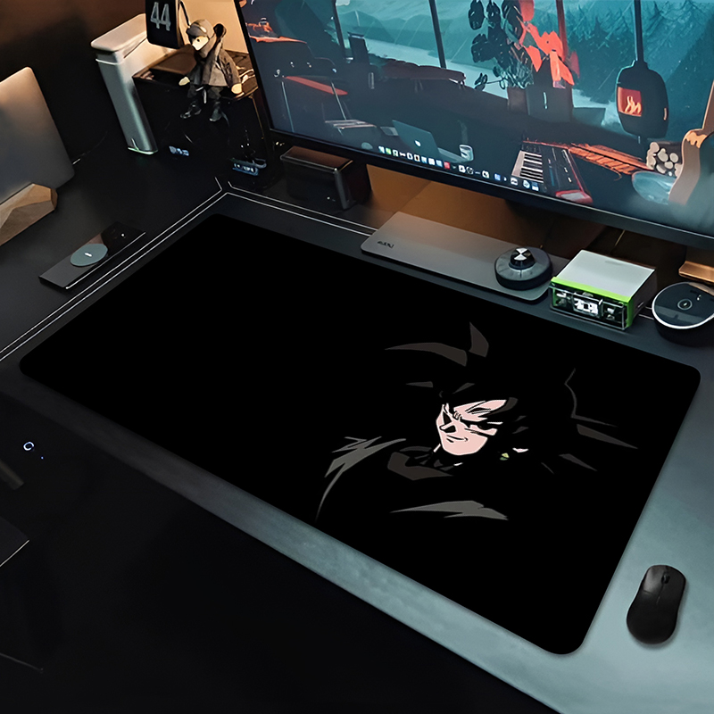 DBZ Black Anime Mouse Pad Drag - đánh giá và giá Desk Setup Computer