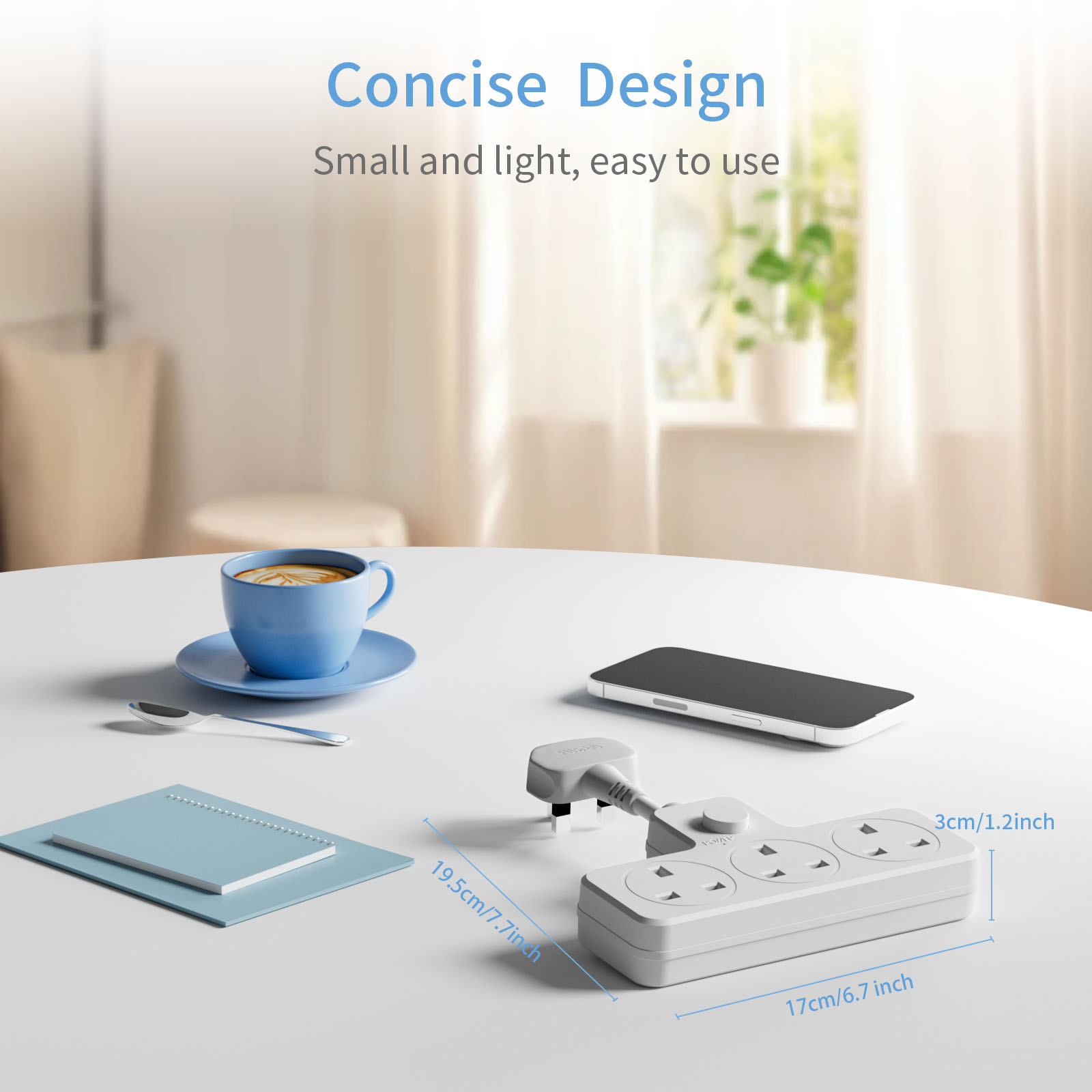 UK Power Plug Wall Outlet 13A  - đánh giá và giá Power Strip Flat
