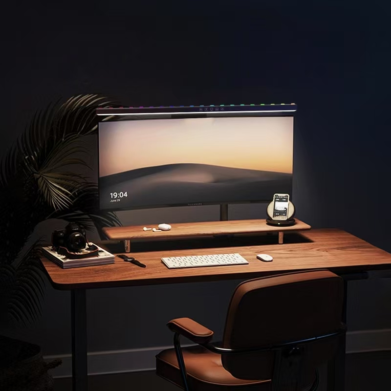 LED Monitor Light Hanging Desk - đánh giá và giá Desk Setup Computer