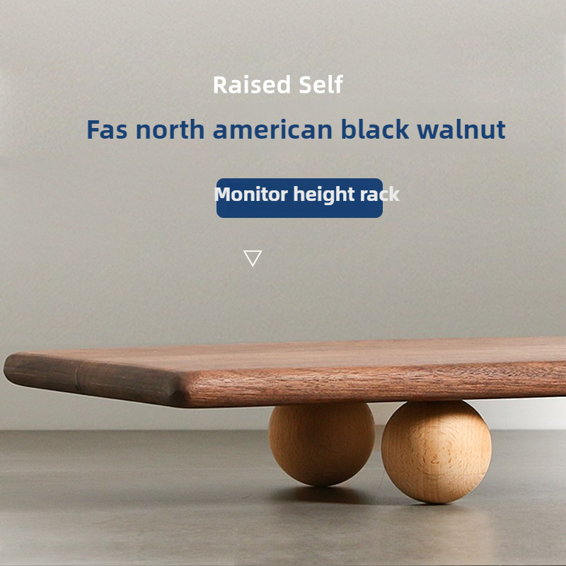 Natural Wood Desktop Riser Dua - đánh giá và giá Desk Setup Living Room