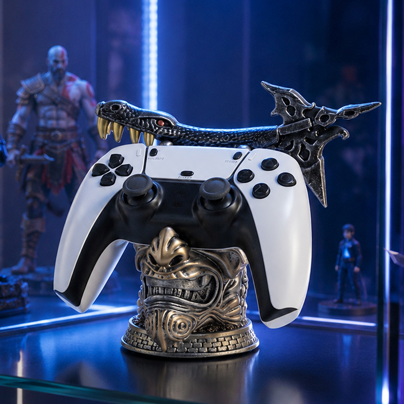 Creative Imitation Demon Resin - đánh giá và giá Desk Setup Ps5