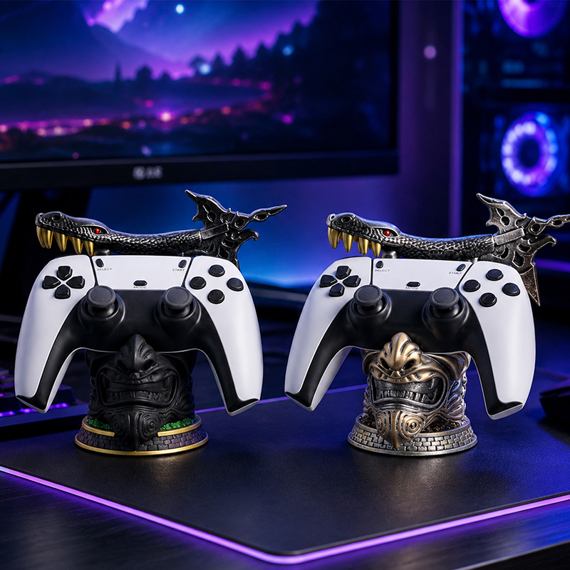 Creative Imitation Demon Resin - đánh giá và giá Desk Setup Ps5