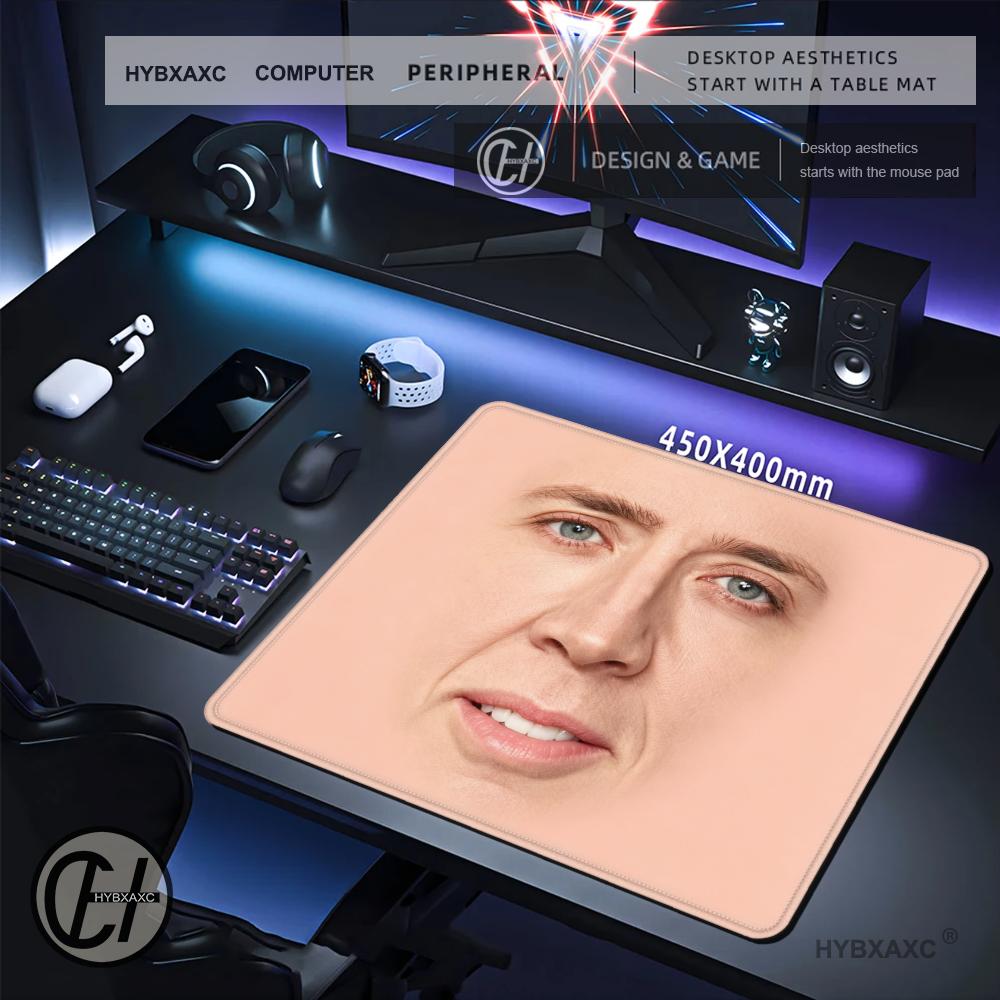 HYBXAXC Nicolas Cage Face Meme - đánh giá và giá Work Desk Home Setup