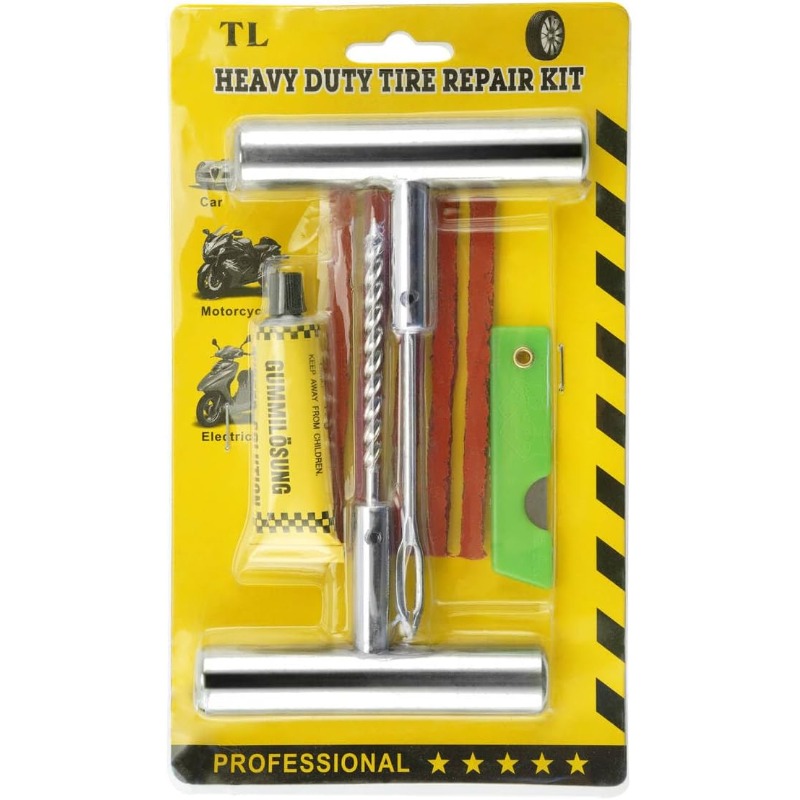 1Set Tire Repair Kit with Plug - đánh giá và giá Power Strip Flat