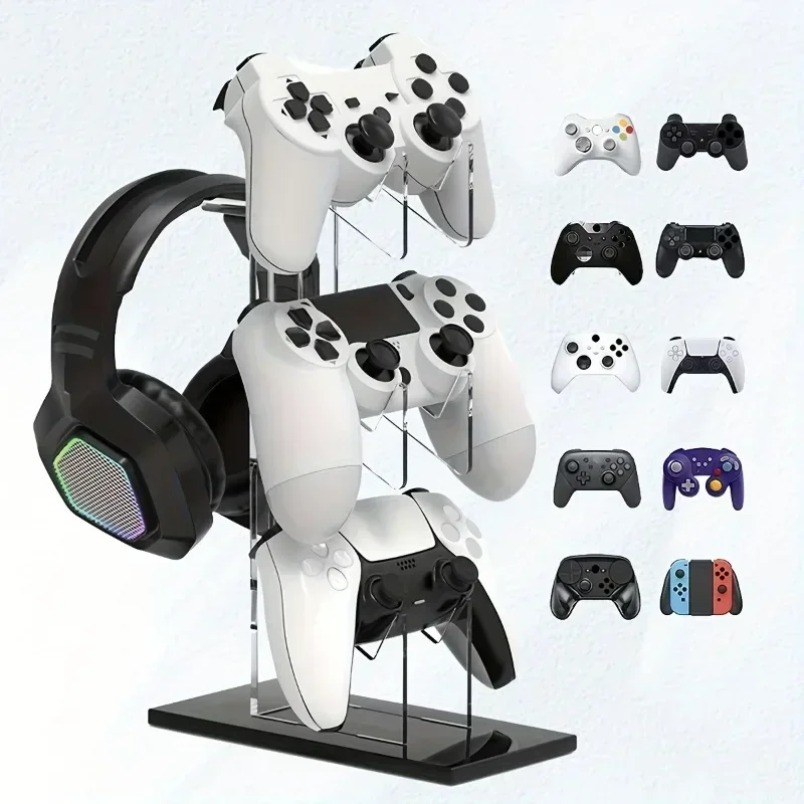 Controller Holder with Headset - đánh giá và giá Desk Setup Ps5