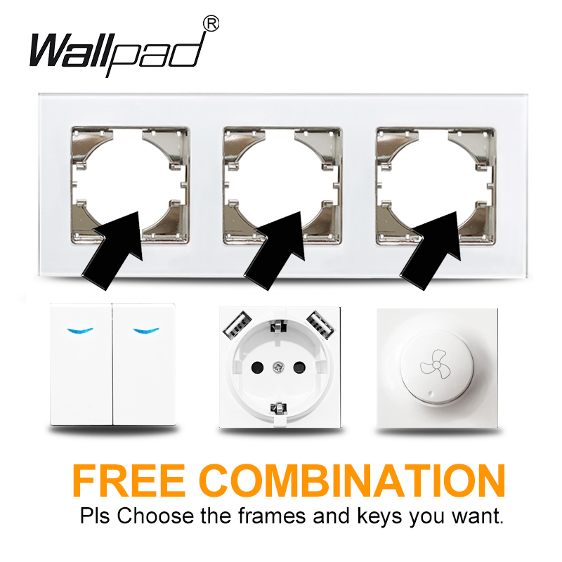 Wallpad 16A EU Socket White /  - đánh giá và giá Power Strip Flat