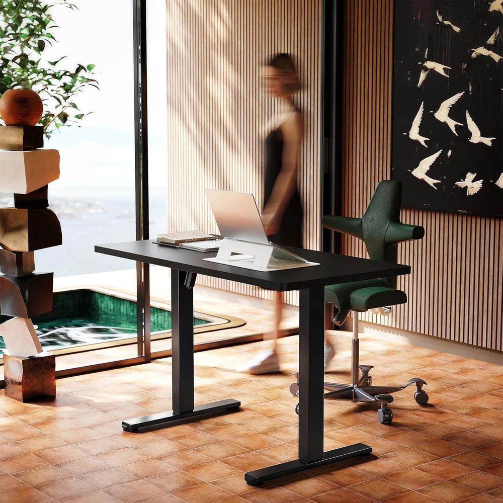 55 x 28 inch Electric Standing - đánh giá và giá Work Desk Home Setup