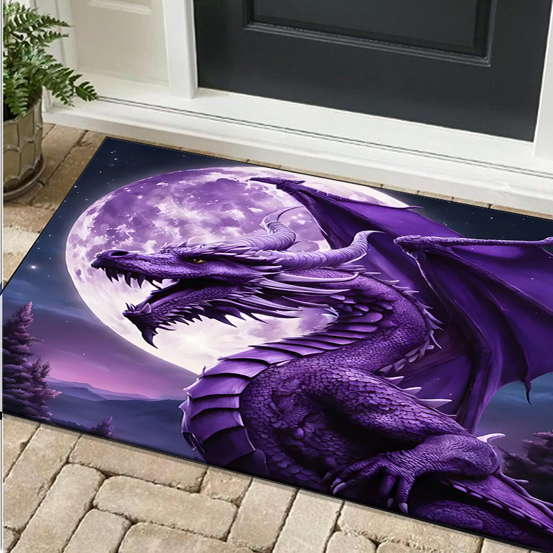 Majestic Purple Dragon Rug for - đánh giá và giá Desk Setup Living Room