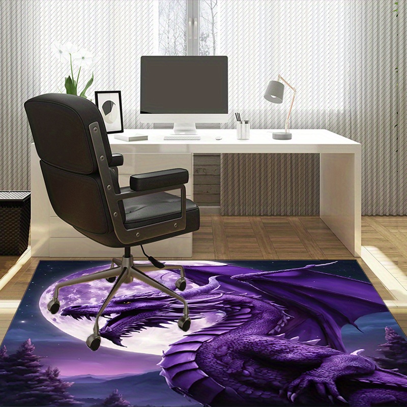 Majestic Purple Dragon Rug for - đánh giá và giá Desk Setup Living Room