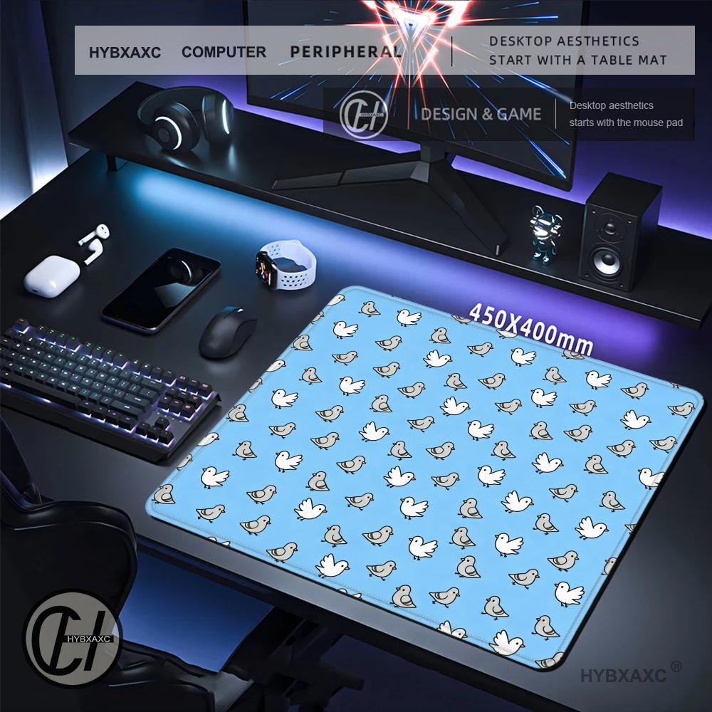 HYBXAXC Cute Blue Bird Pattern - đánh giá và giá Work Desk Home Setup