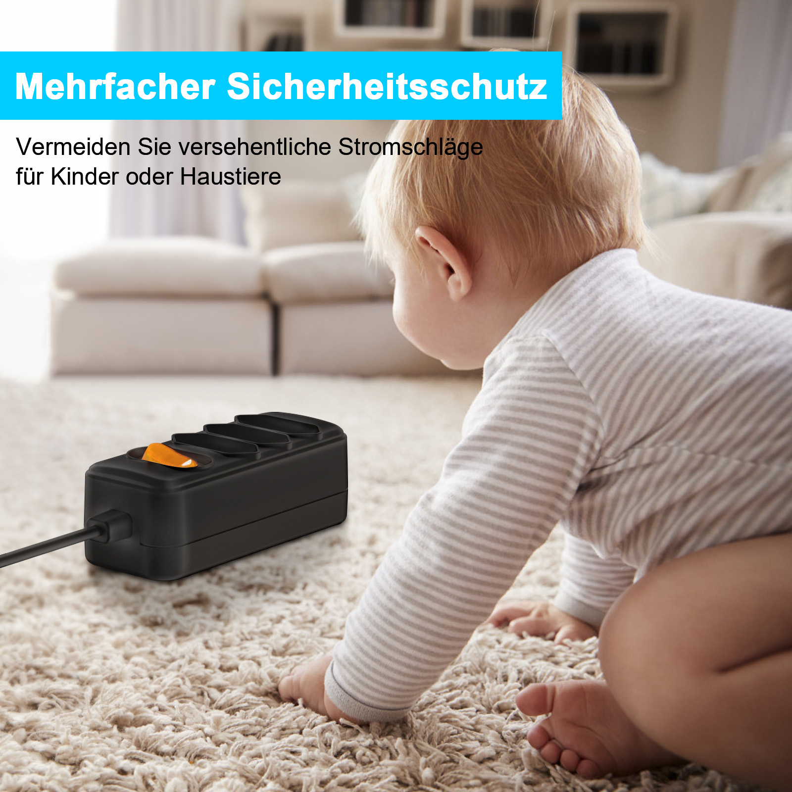 European EU 2 Prong Power Sock - đánh giá và giá Power Strip Flat