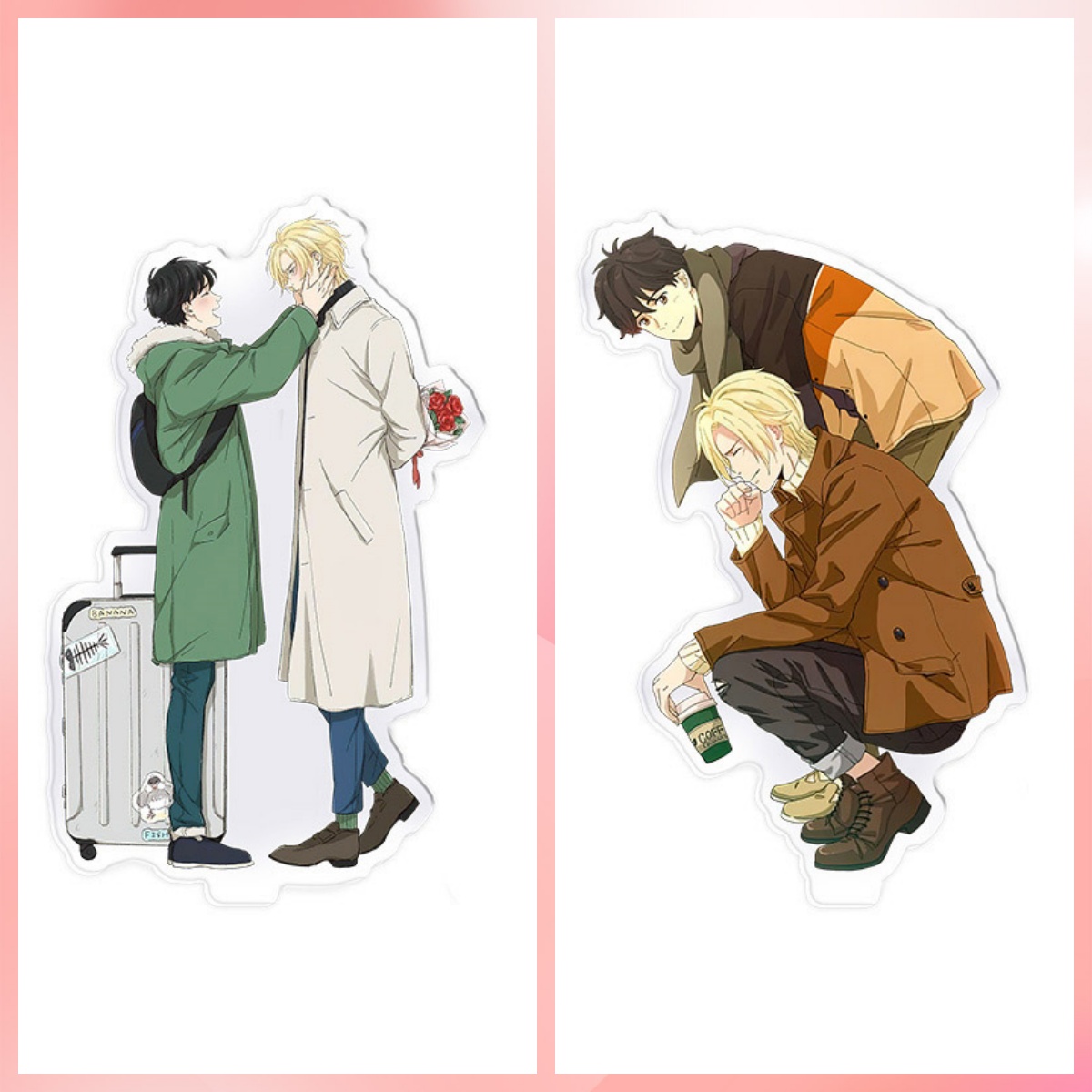 Anime Banana Fish Hot Couple   - đánh giá và giá Desk Setup Cute