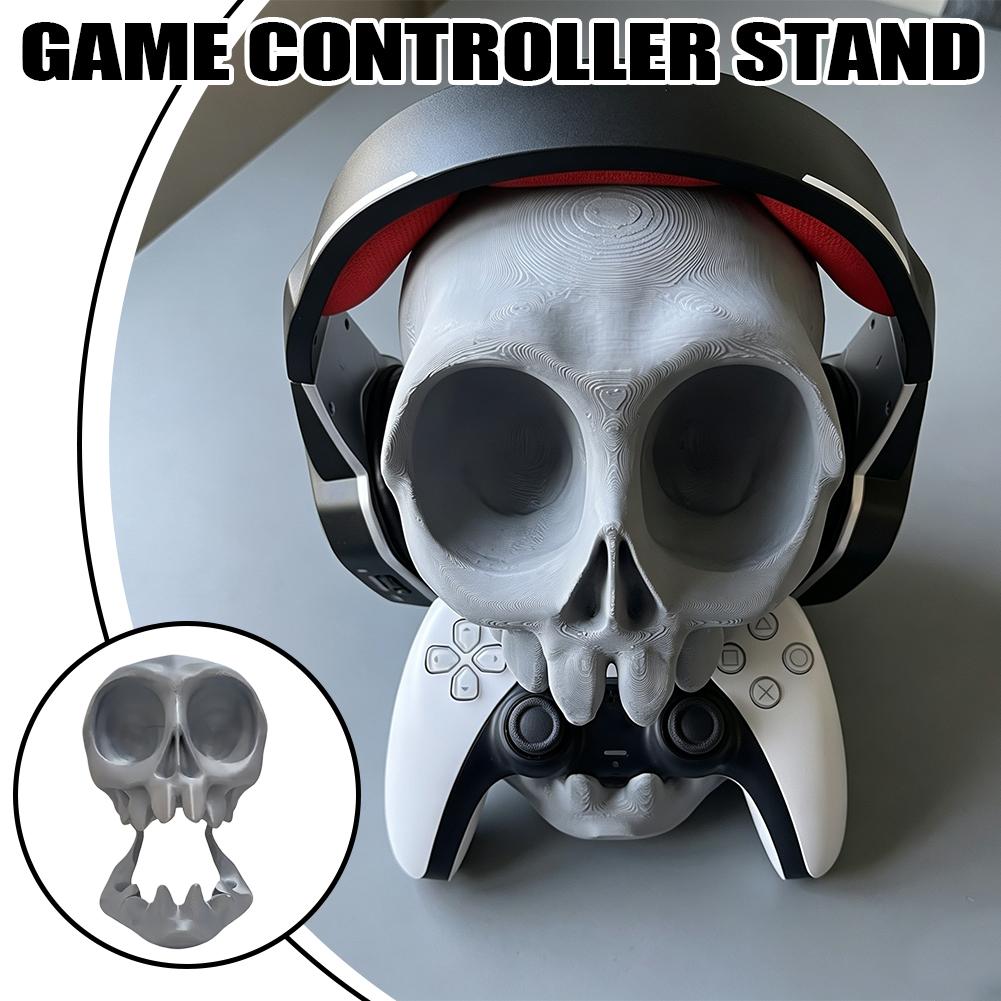 Skull Earphone Gamepad Stand 3 - đánh giá và giá Desk Setup Ps5