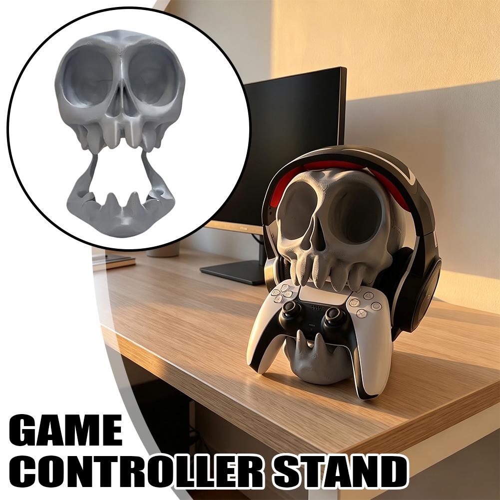 Skull Earphone Gamepad Stand 3 - đánh giá và giá Desk Setup Ps5
