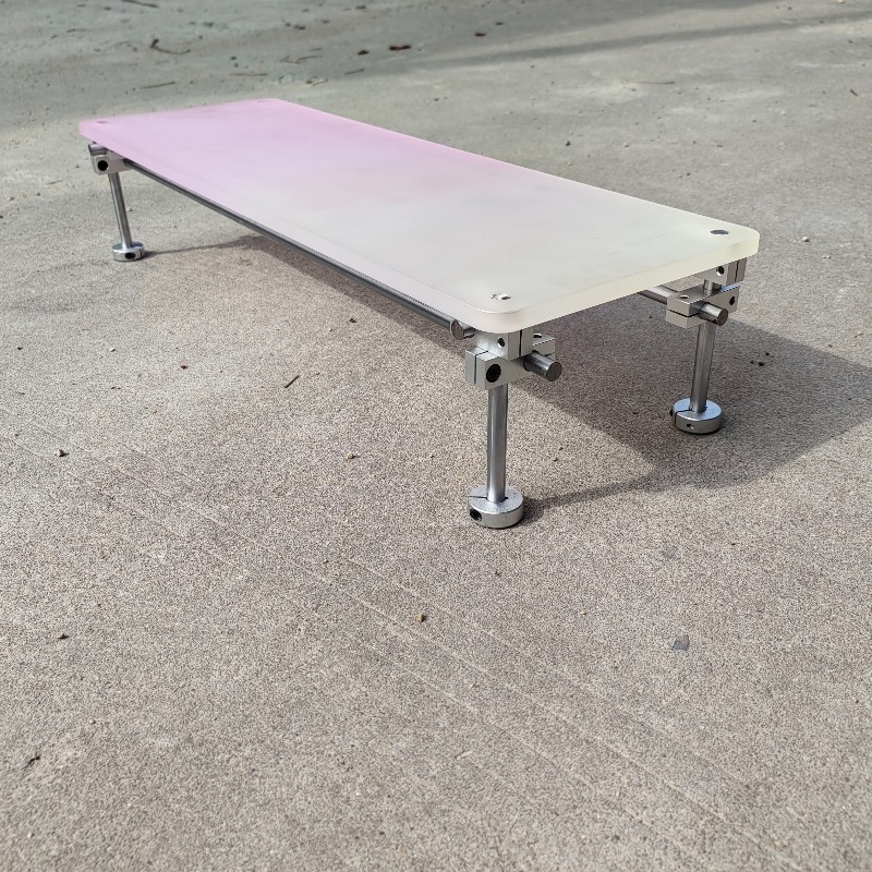 ‌Aesthetic Pink Gradient Acryl - đánh giá và giá Desk Setup Living Room