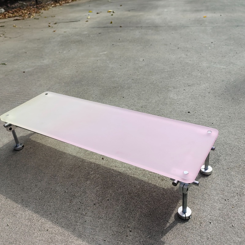 ‌Aesthetic Pink Gradient Acryl - đánh giá và giá Desk Setup Living Room