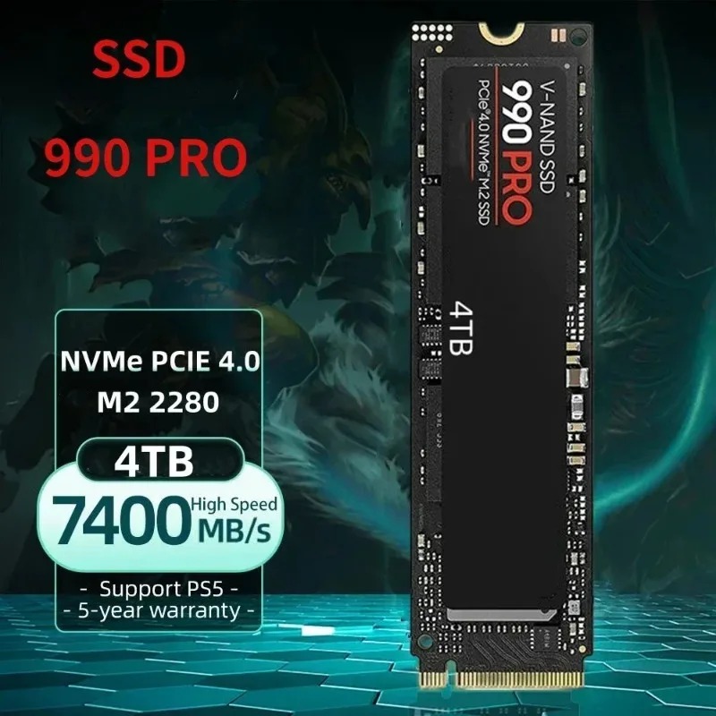 Hot Sale 990 PRO M.2 NVMe SSD  - đánh giá và giá Desk Setup Ps5