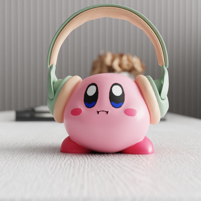 MSKA Headphone Stand Kirby Cut - đánh giá và giá Desk Setup Cute
