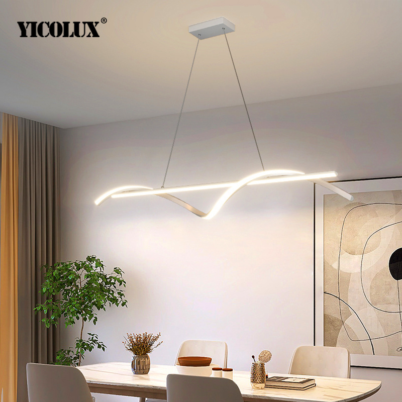 Modern Dining Room Lamps LED P - đánh giá và giá Desk Setup Minimalist