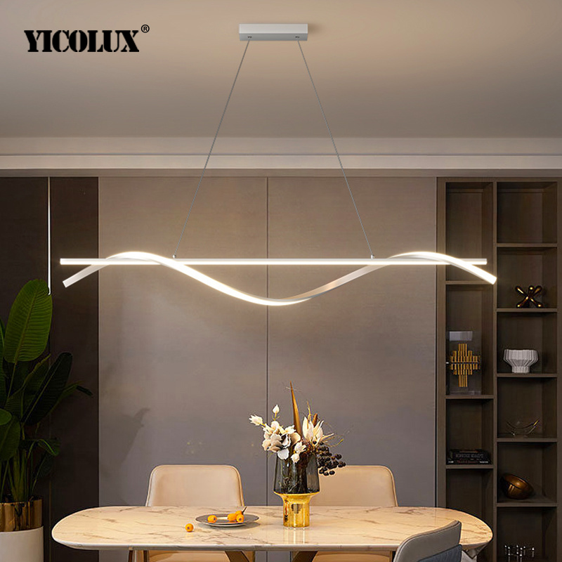 Modern Dining Room Lamps LED P - đánh giá và giá Desk Setup Minimalist