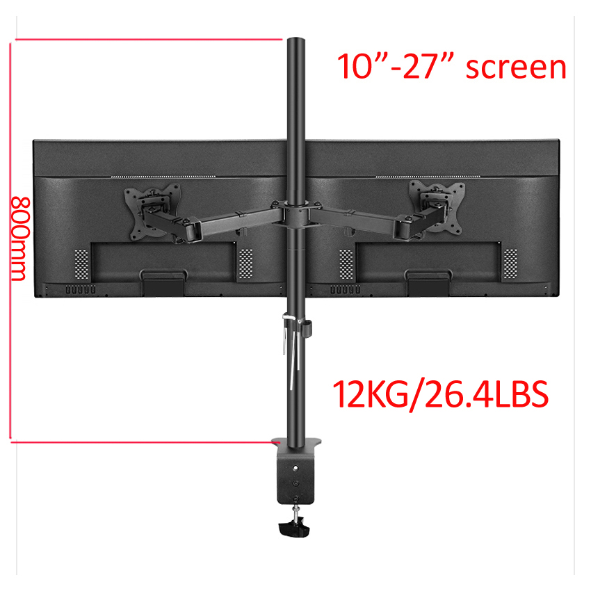 DL-T902-280 Máy Tính Để Bàn Đứ - đánh giá và giá Desk Setup Monitor Arm