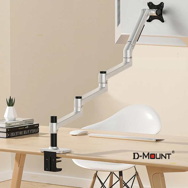 (1098mm) DL-8014 Mechanical Sp - đánh giá và giá Desk Setup Monitor Arm