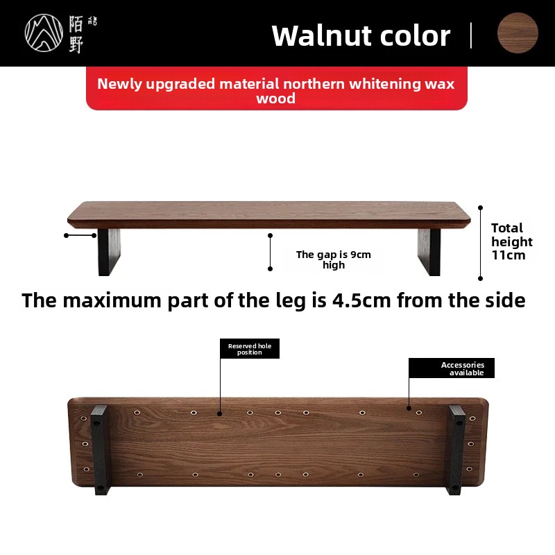 Solid Wood Monitor Riser Stand - đánh giá và giá Desk Setup Living Room