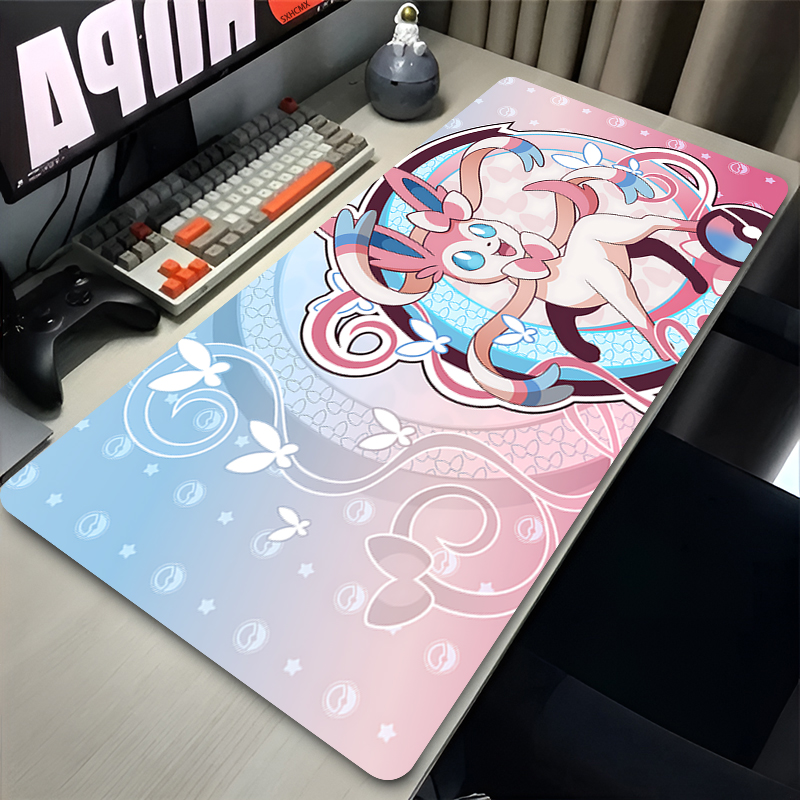 Large Pink Cute Mousepad XXL G - đánh giá và giá Desk Setup Cute
