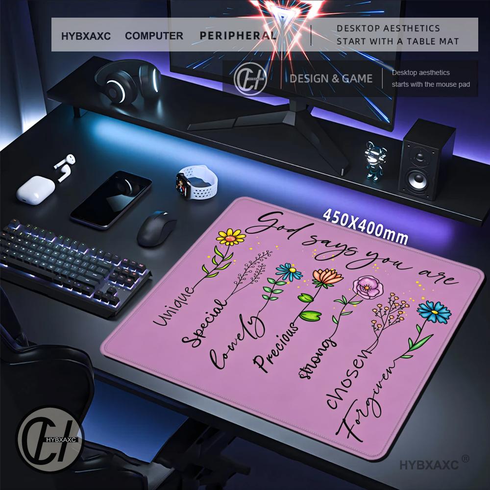 HYBXAXC Colorful Flower Quote  - đánh giá và giá Work Desk Home Setup