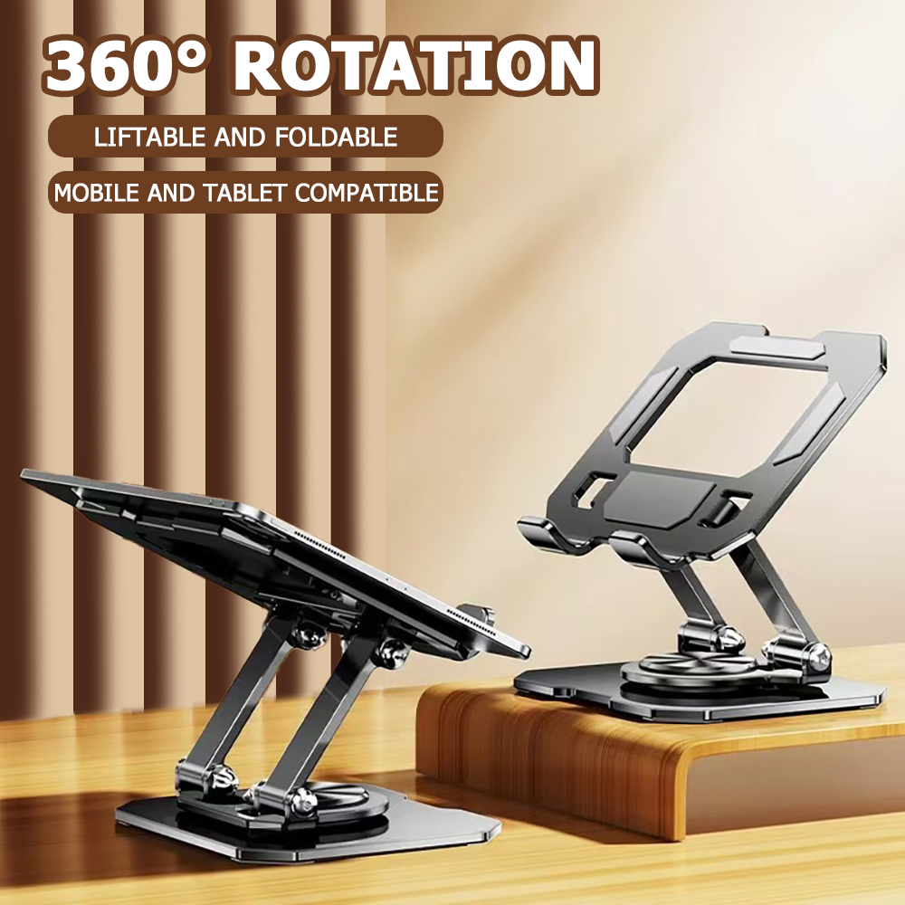 360 Rotating Tablet Phone Stan - đánh giá và giá Desk Setup Minimalist