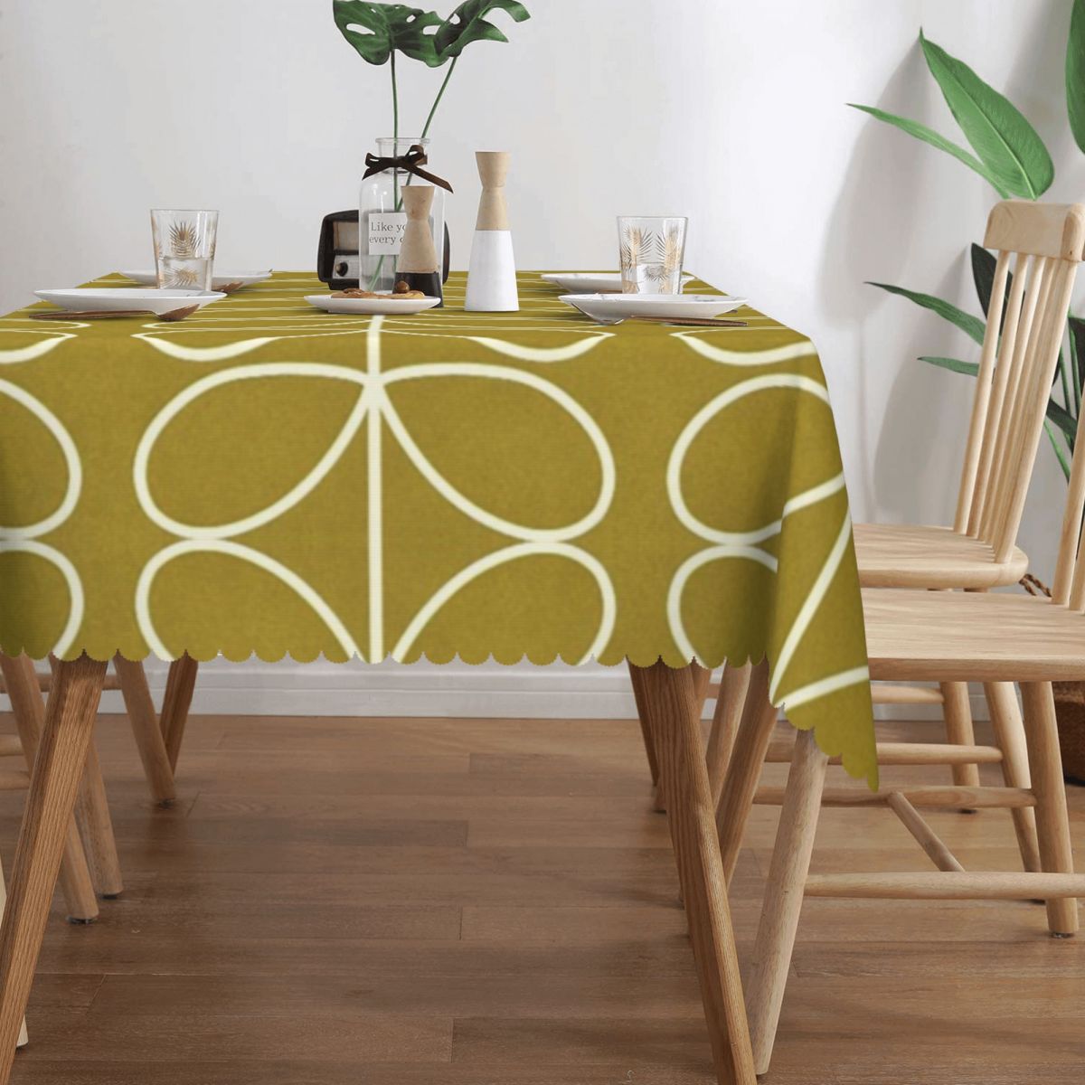 Orla Kiely Multistem Rectangul - đánh giá và giá Desk Setup Wallpaper