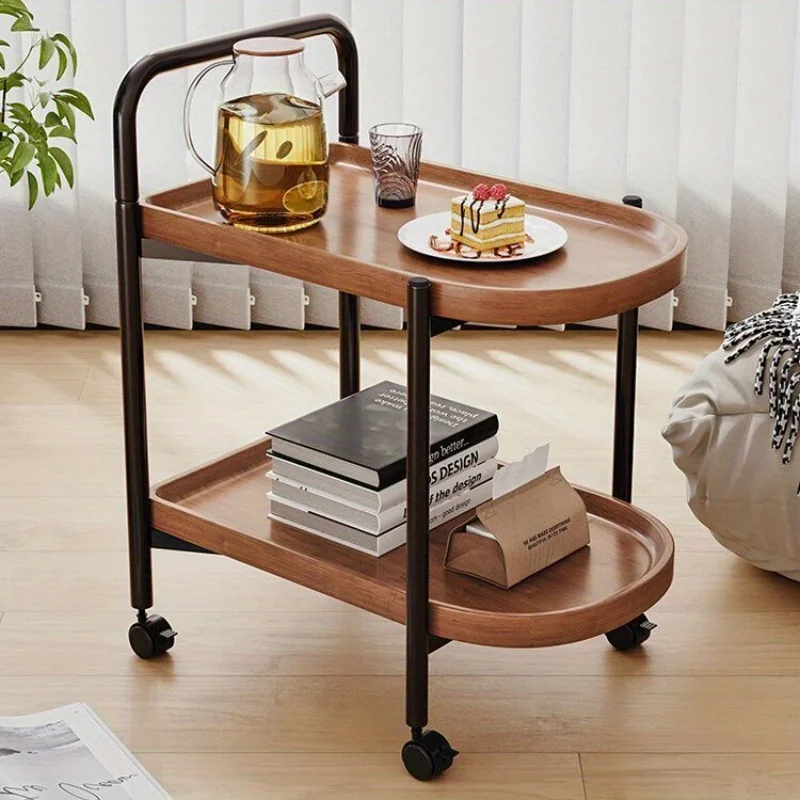 Nordic Style Rolling Side Tabl - đánh giá và giá Desk Setup Minimalist