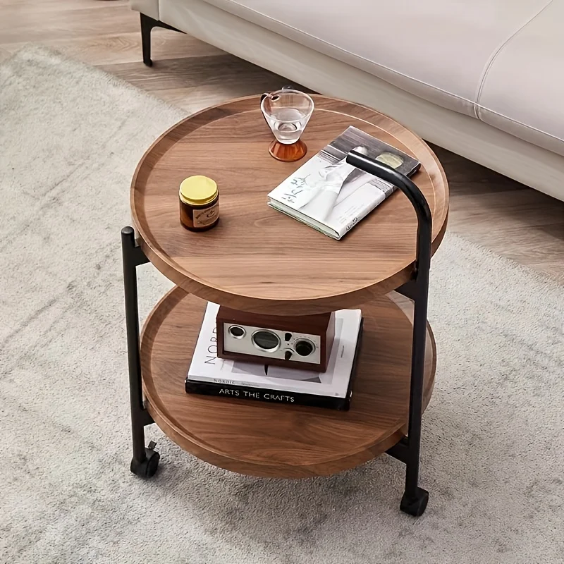 Nordic Style Rolling Side Tabl - đánh giá và giá Desk Setup Minimalist