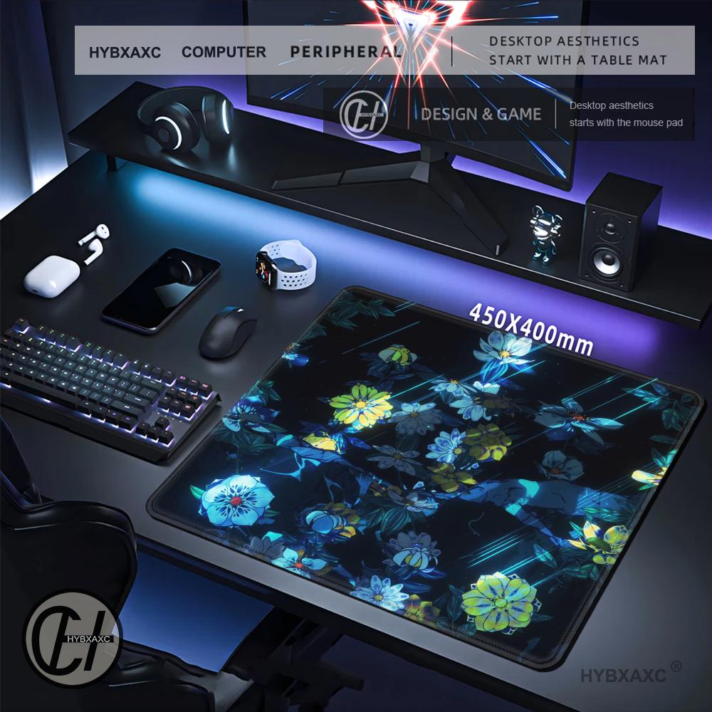 HYBXAXC Dark Floral Manga Back - đánh giá và giá Work Desk Home Setup